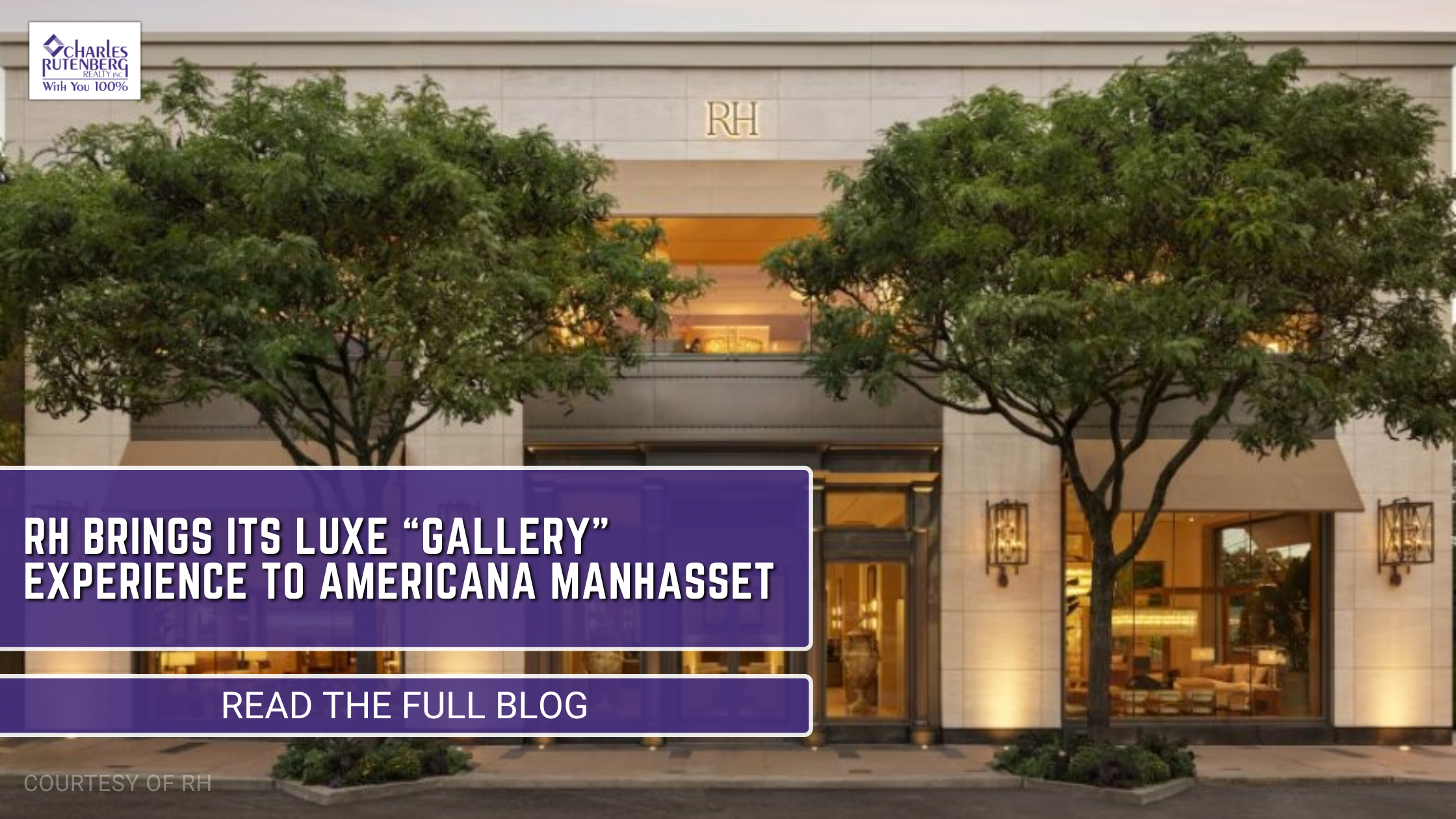 RH Brings Its Luxe “Gallery” Experience to Americana Manhasset